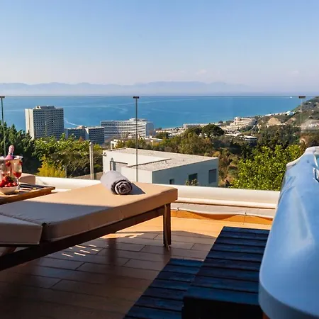 Appartement Flyviewflatsgold Privatehottub With Seaview Ixia (Rhodes)